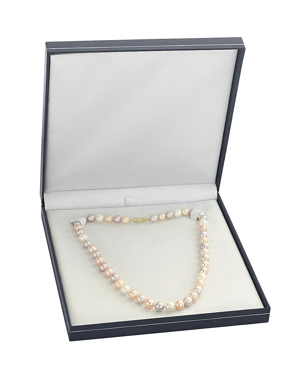 11.5-12.5mm Freshwater Multicolor Pearl Necklace - AAA Quality