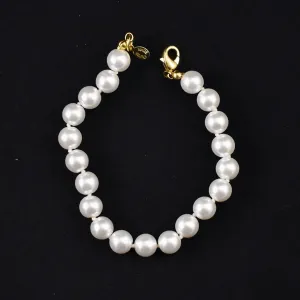 14KGE White Pearl Bracelet