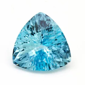 15.91ct AA Aquamarine Checkerboard Trillion