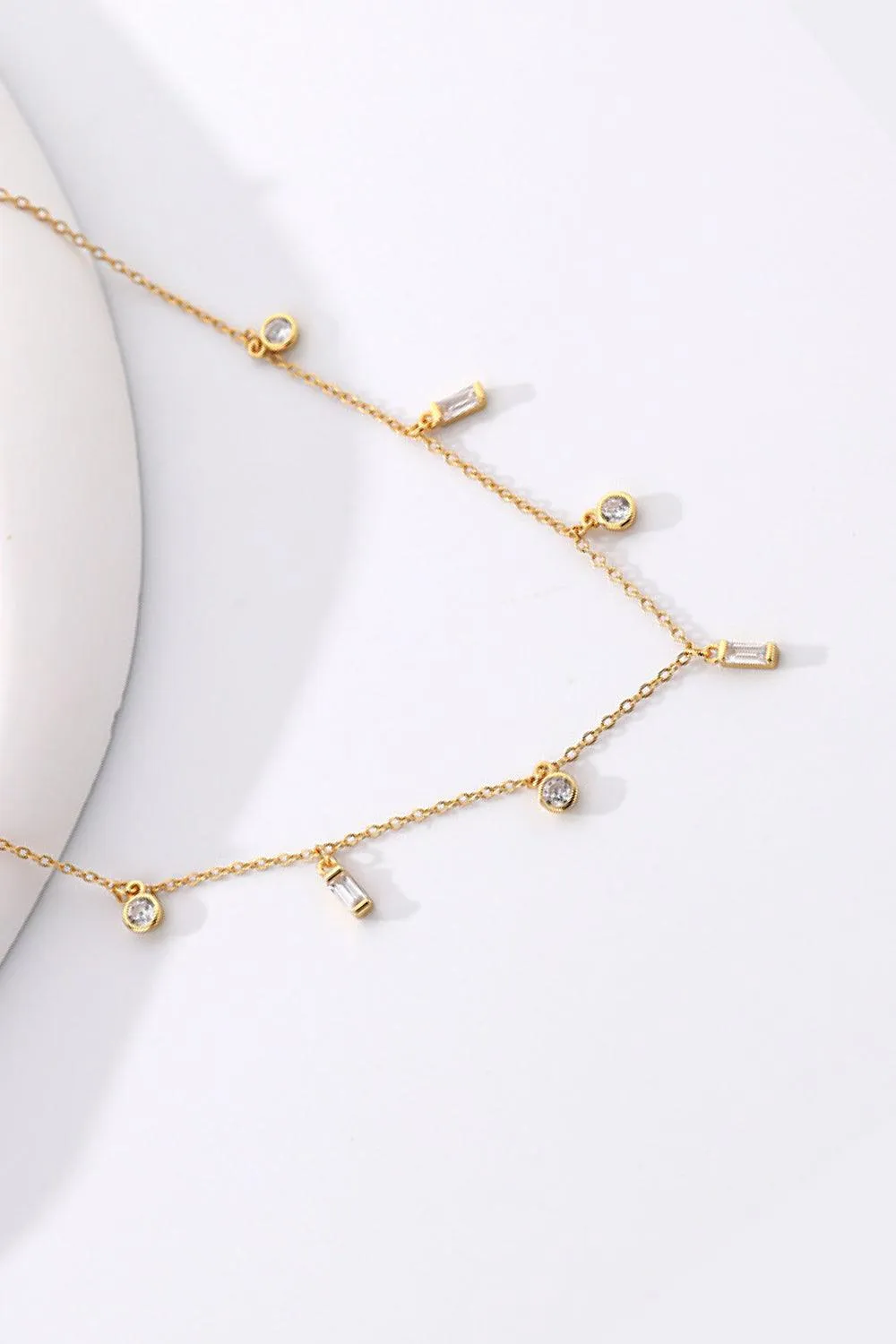 18K Gold Plated Multi-Charm Chain Necklace