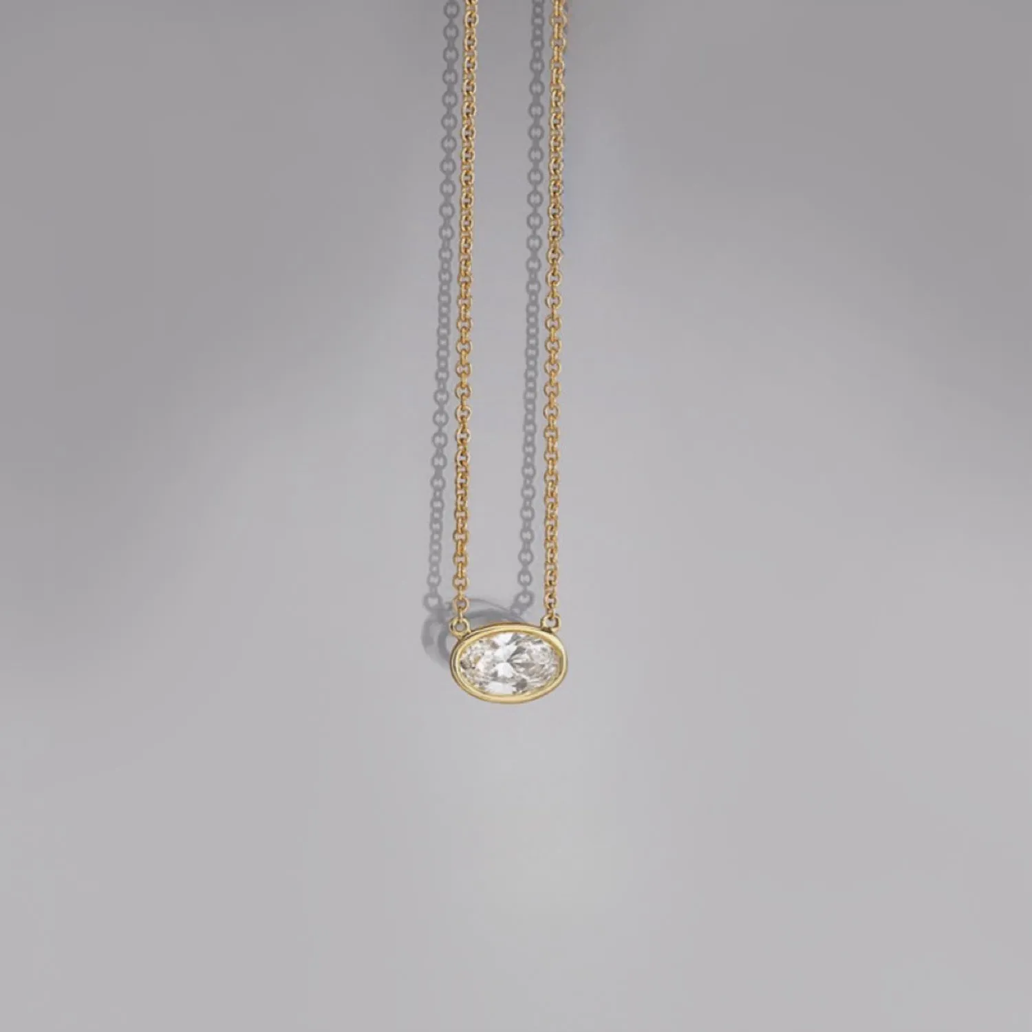 18K Gold-Plated Stainless Steel Pendant Necklace