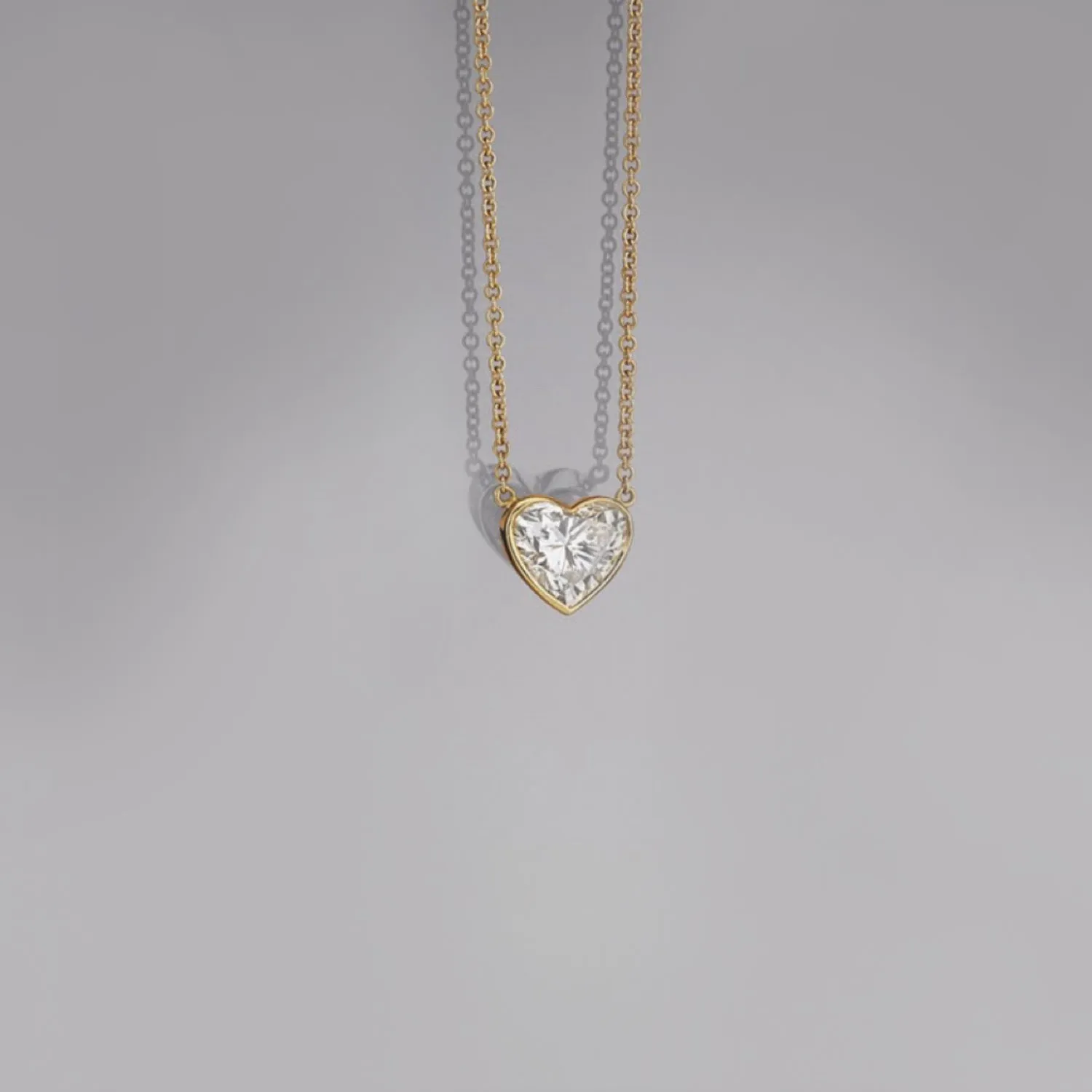 18K Gold-Plated Stainless Steel Pendant Necklace