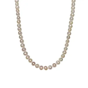 8mm White Freshwater Pearl Necklace