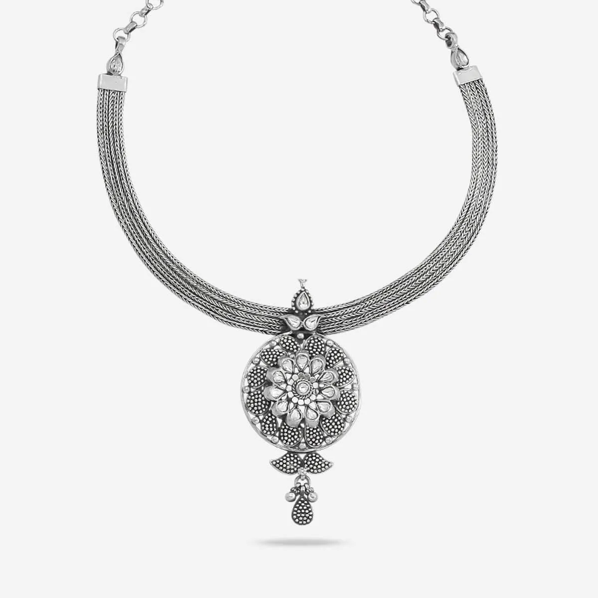 92.5 Silver Necklace 163046