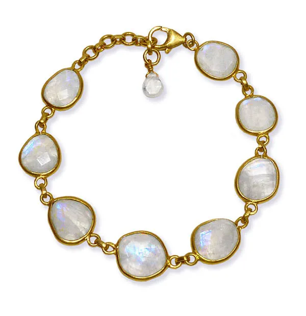 Amazon River Rock Bracelet White Moonstone