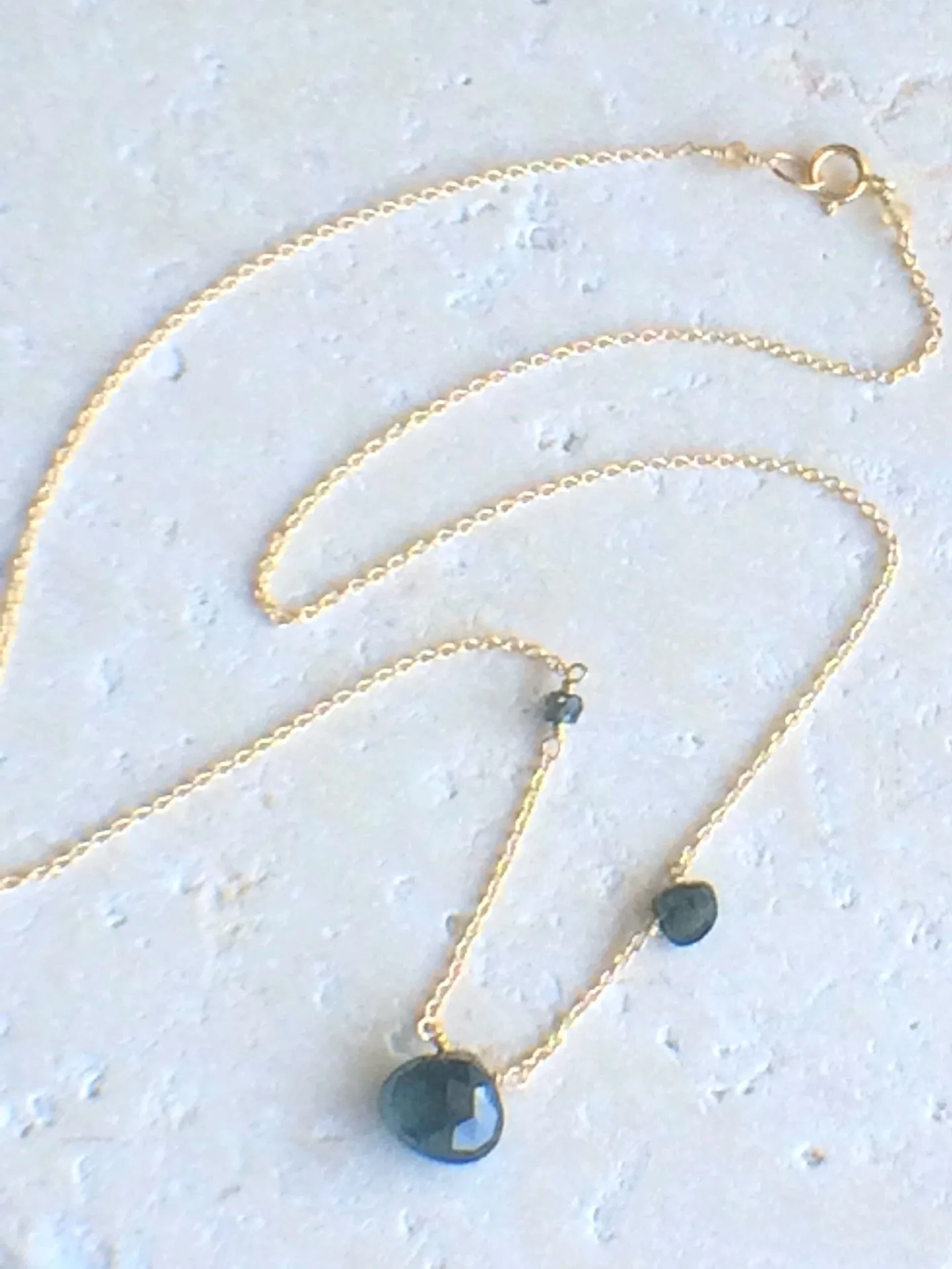 Asymmetric Sapphire Necklace