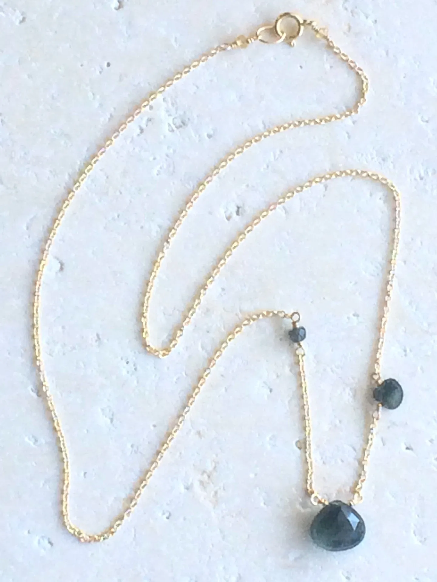 Asymmetric Sapphire Necklace