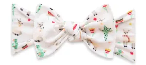 Baby Bling Alpaca Party Printed Knot Headband