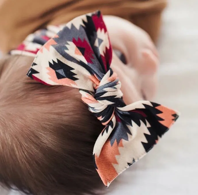 Baby Bling Southwest Printed Knot Headband