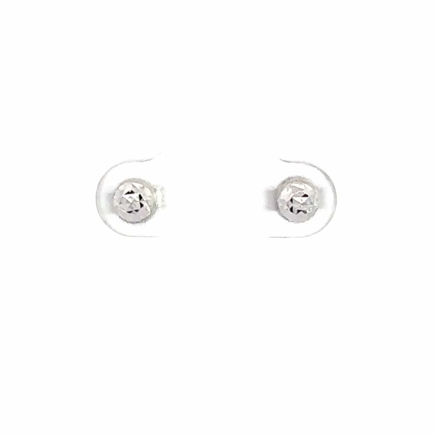 Baikalla Classic 18k Gold Diamond Cut Earrings