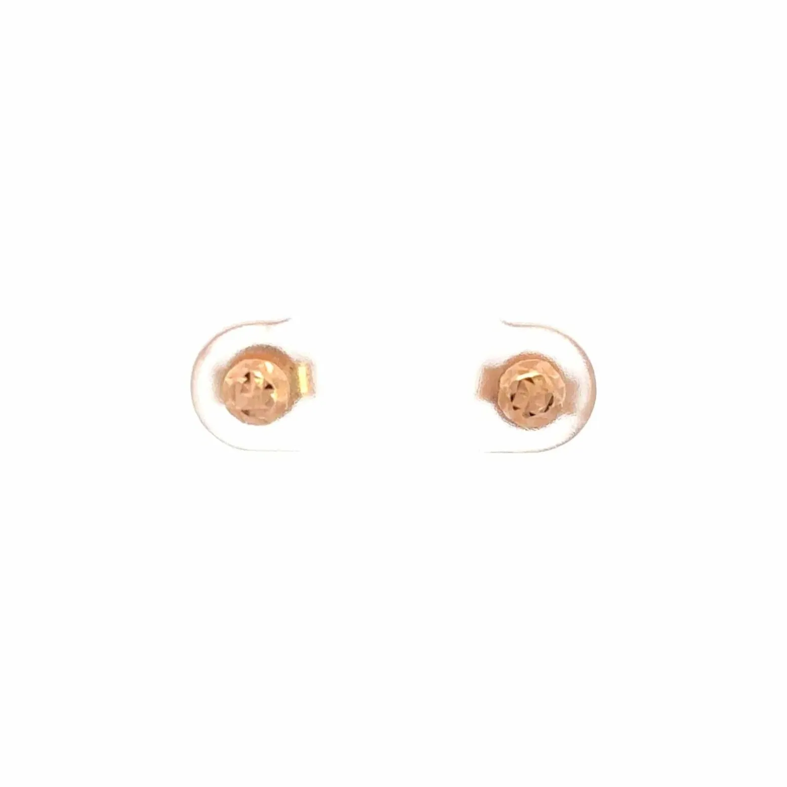 Baikalla Classic 18k Gold Diamond Cut Earrings