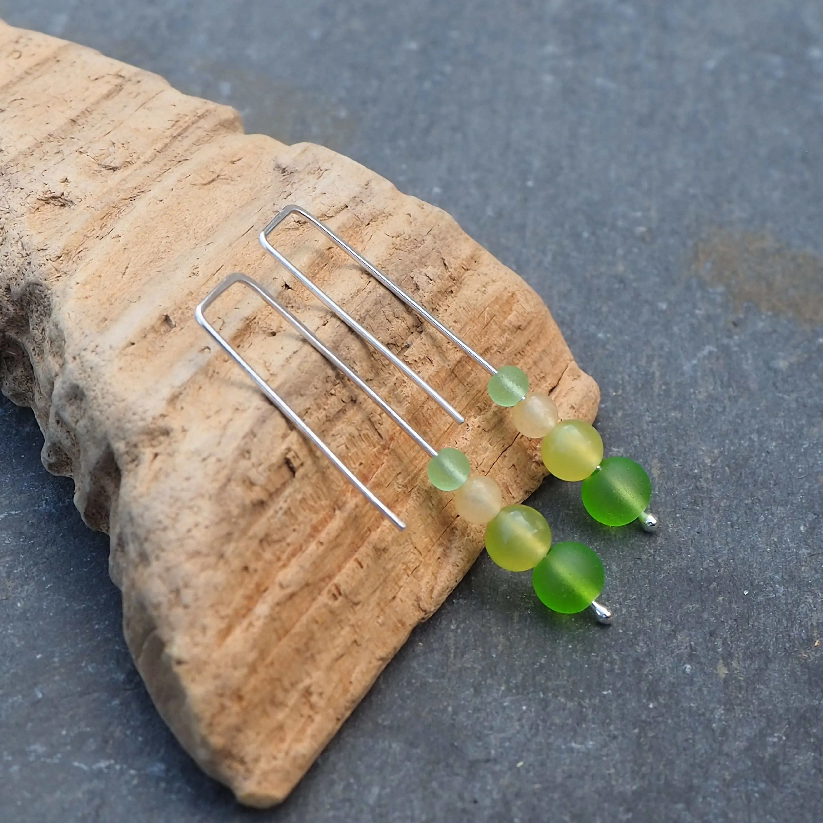 Beady Drop Earrings