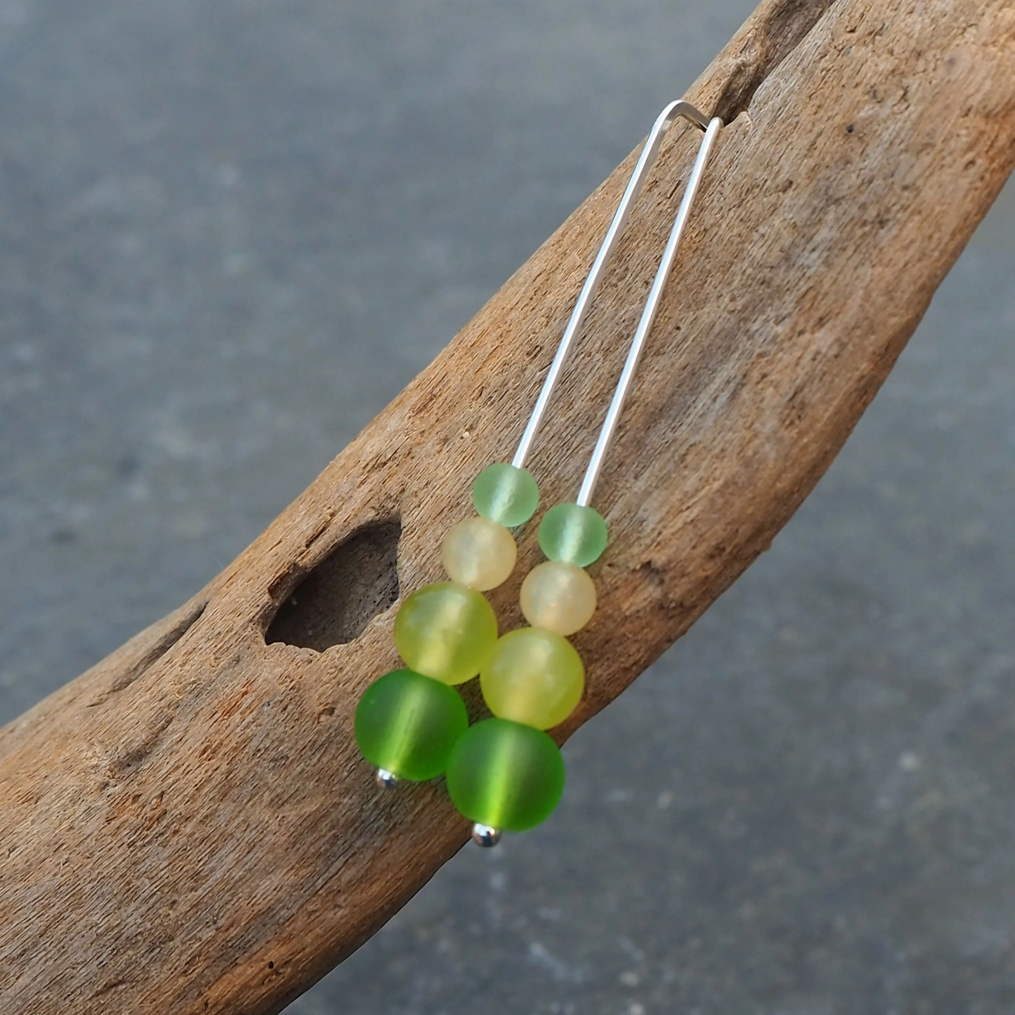 Beady Drop Earrings