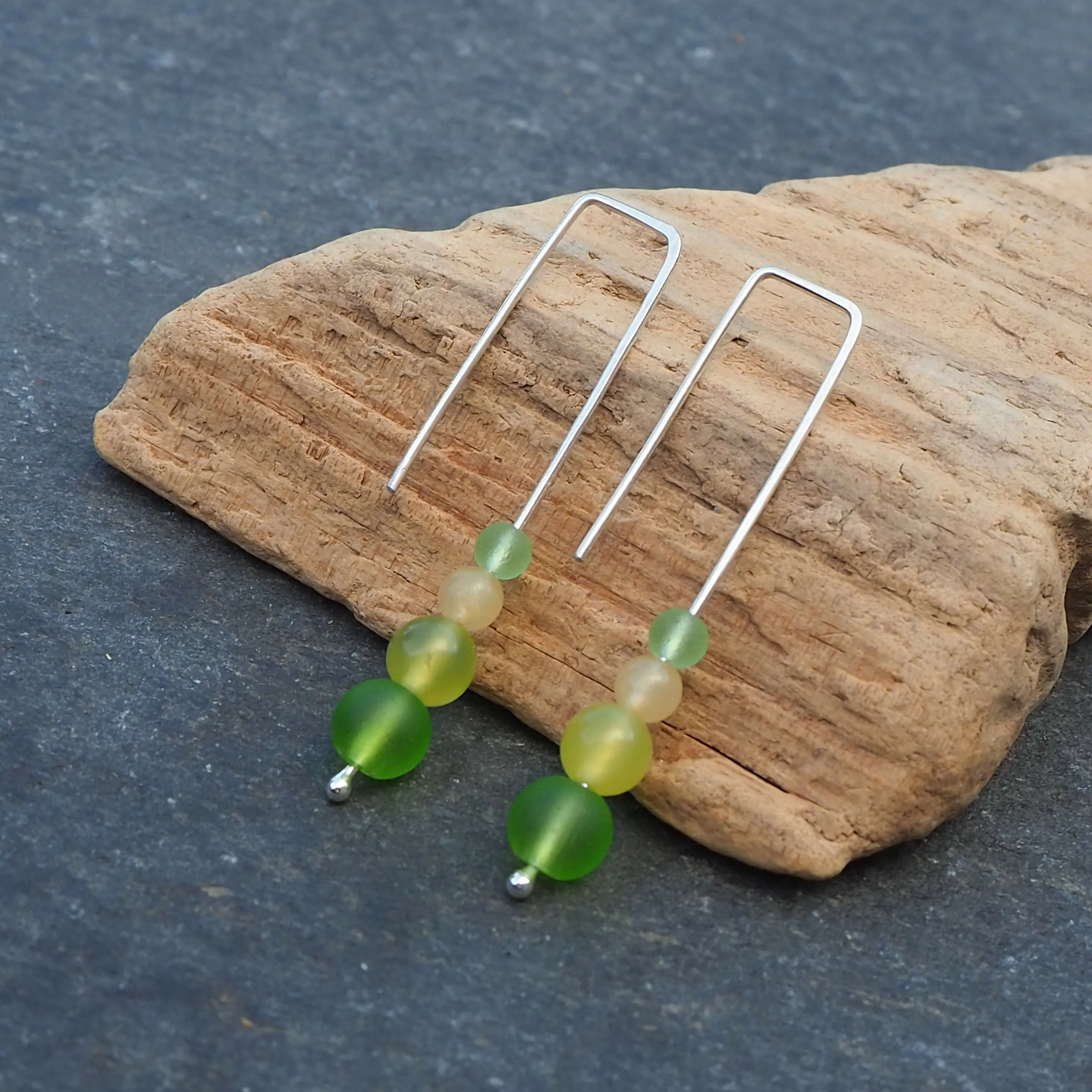 Beady Drop Earrings