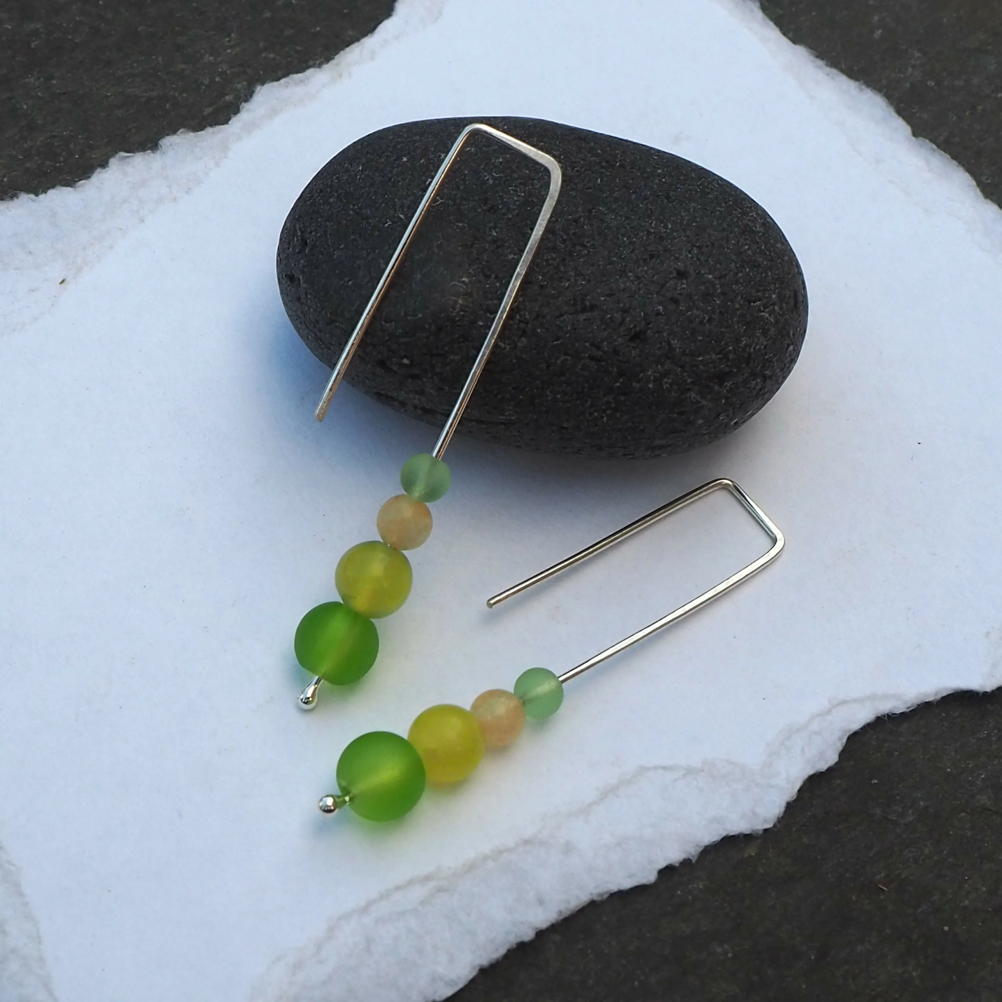 Beady Drop Earrings