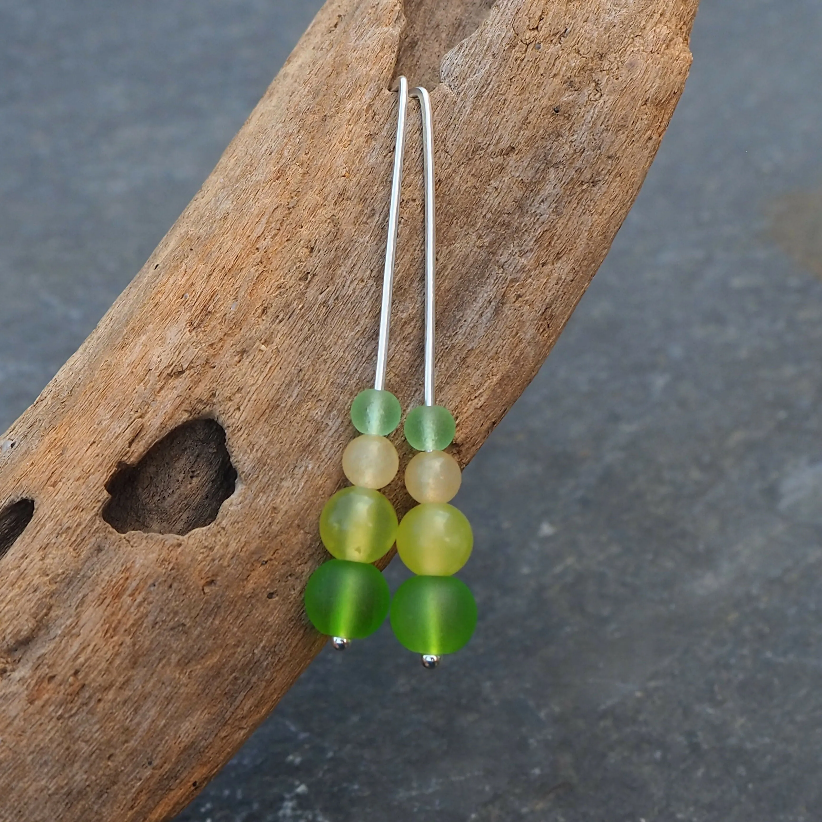 Beady Drop Earrings