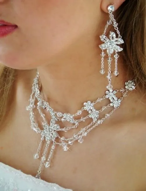 Bridal Crystal Tiara Jewelry Set