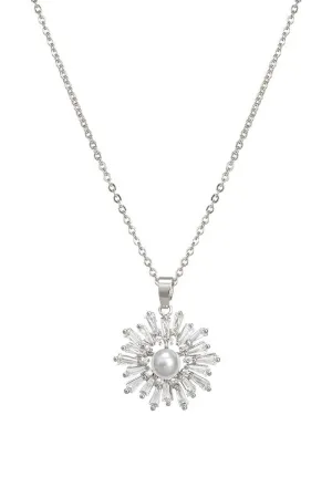 Burst Pearl Center Necklace