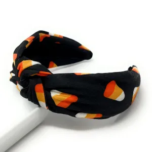 Candy Corn Knot Headband