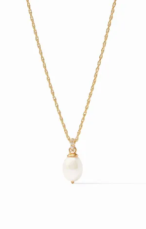 Celeste Pearl Solitaire Necklace