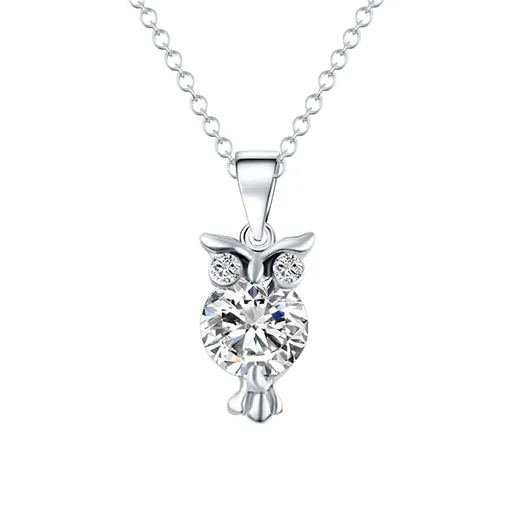 Chain Necklace Lovely Animal Owl Pendants