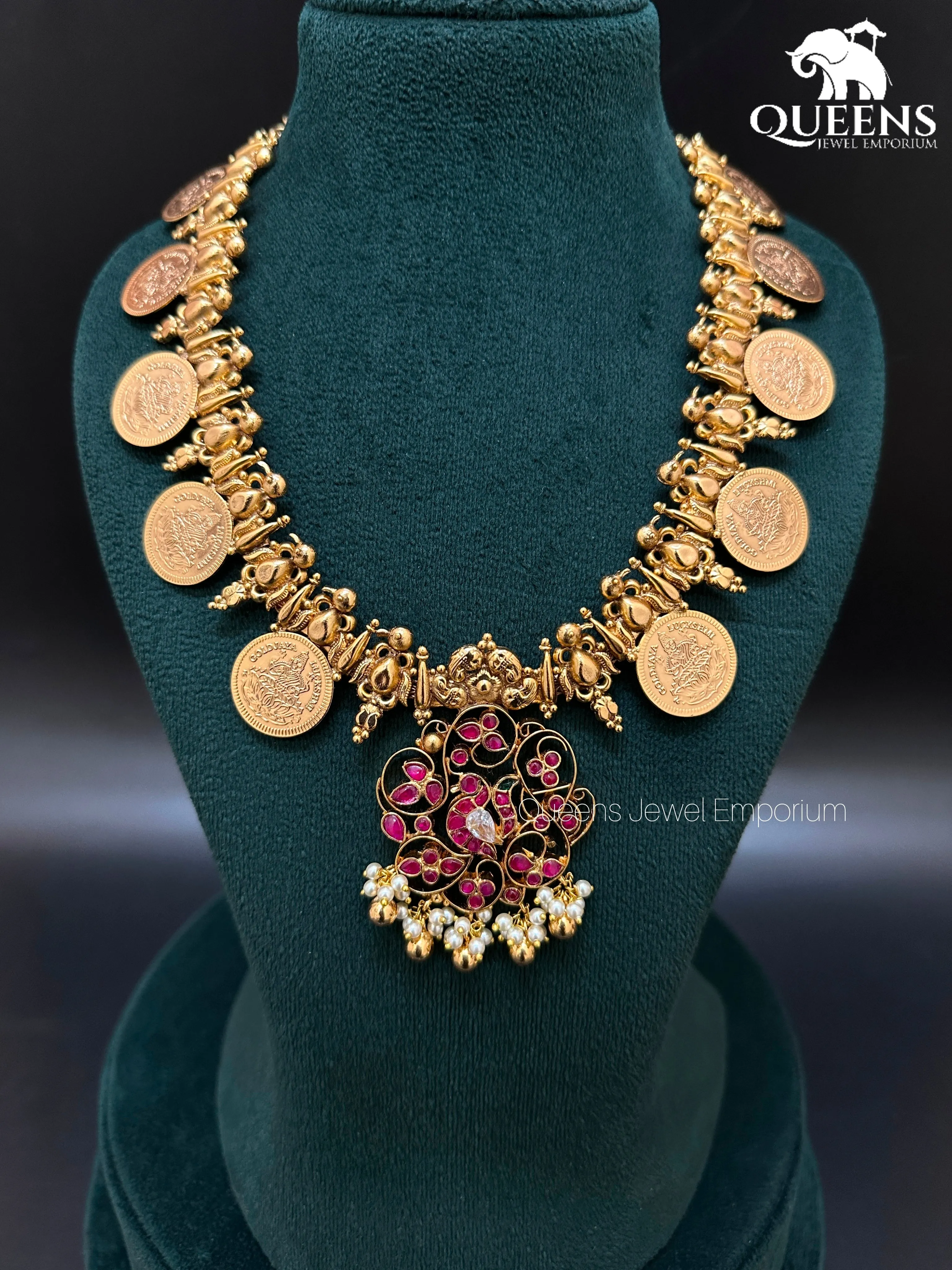 CHANDRAMATHI KASU NECKLACE