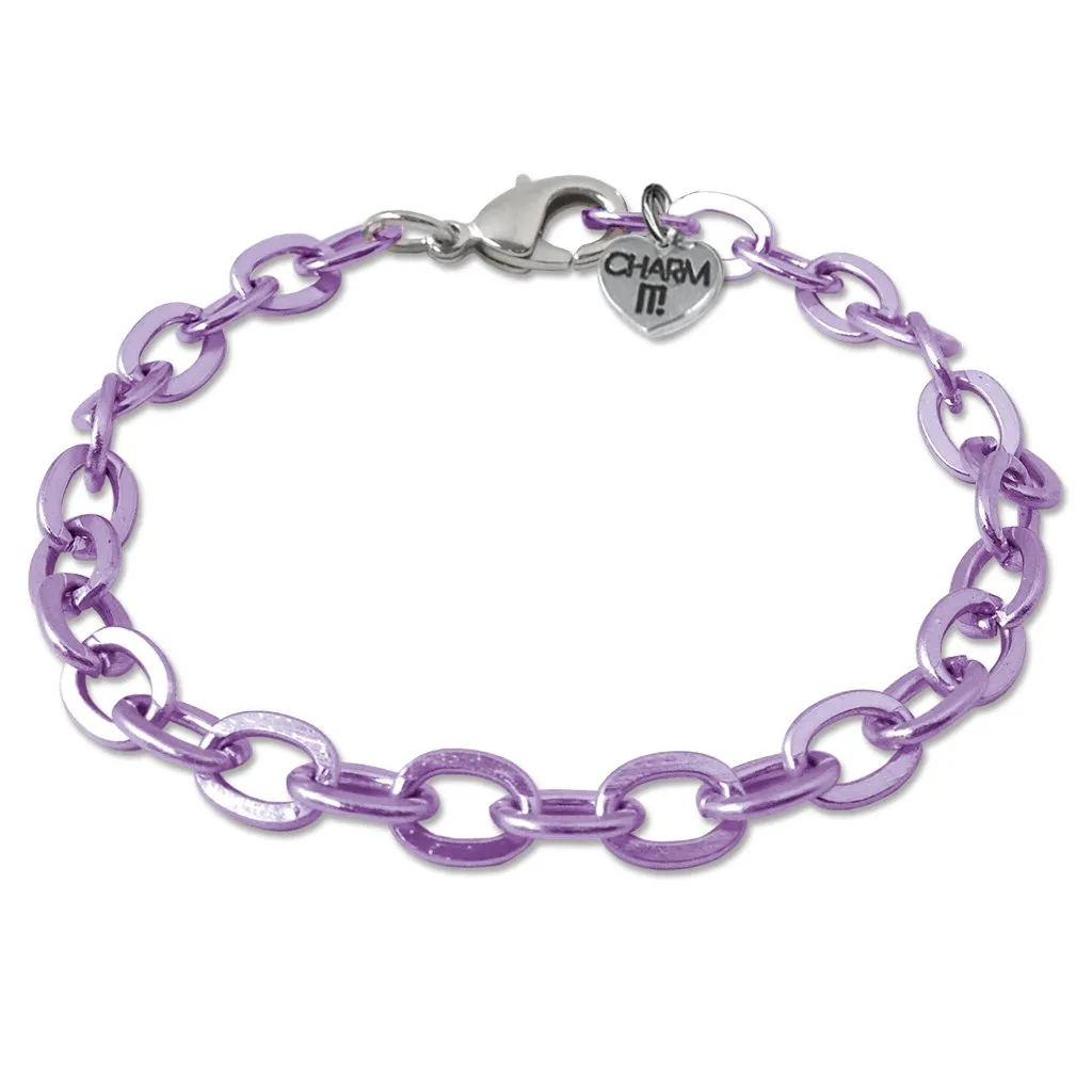 Charm It! Purple Chain Bracelet