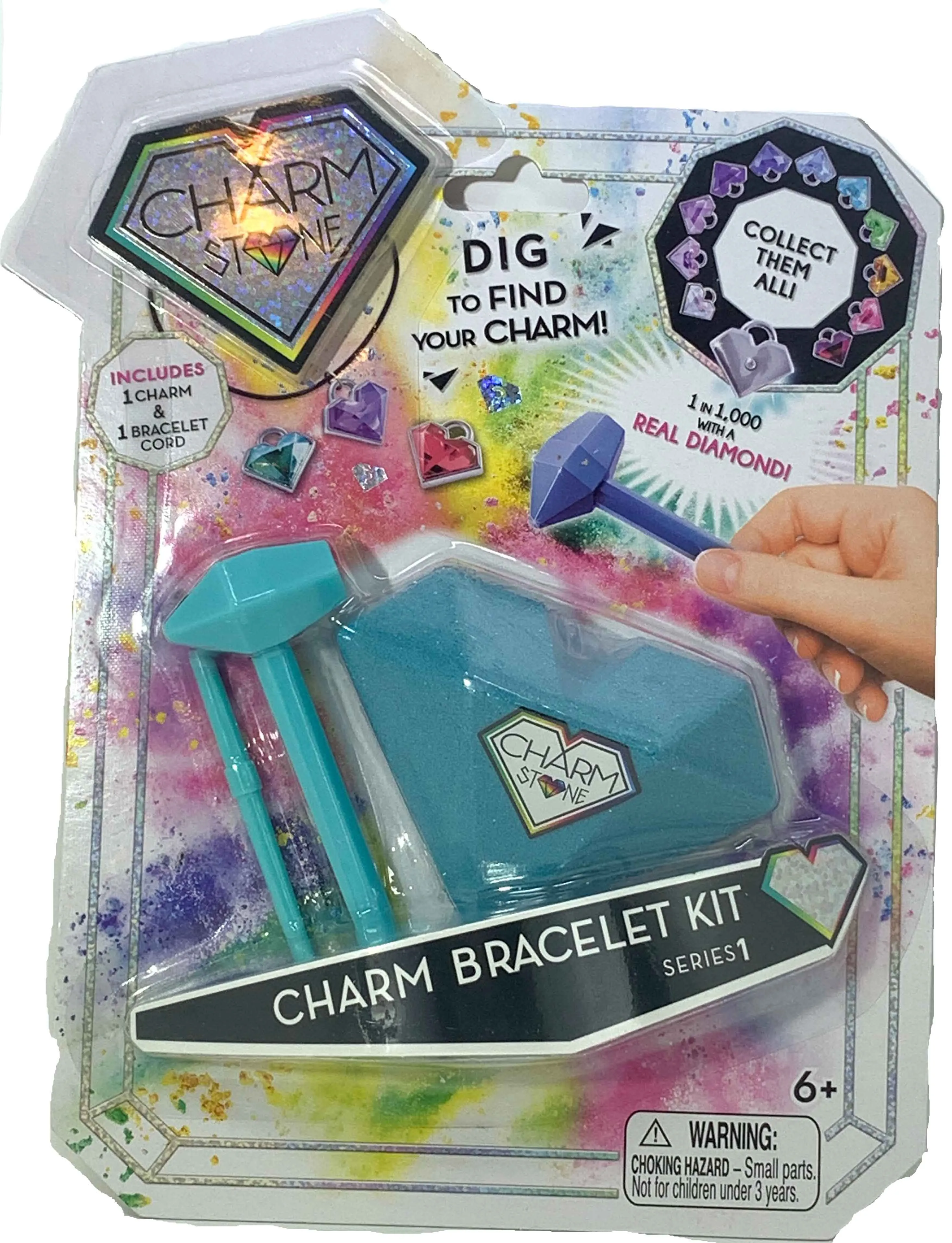 Charm Stone Bracelet Digging Kit - Teal (Series 1)