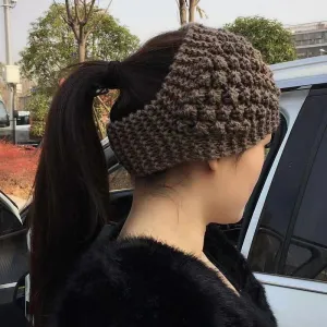 Cozy Crown Elastic Knitted Headband