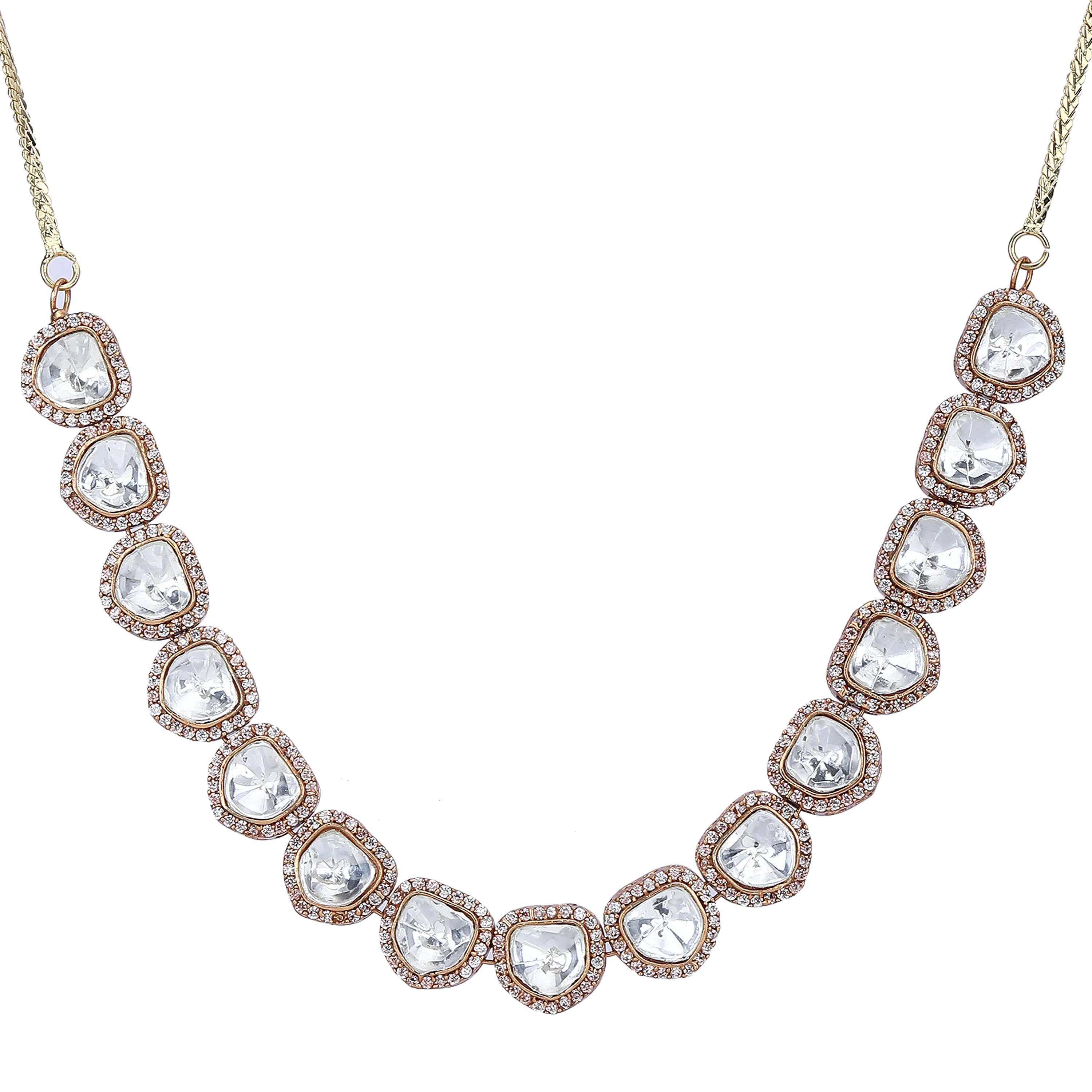 Dakshya Zircon Necklace Set