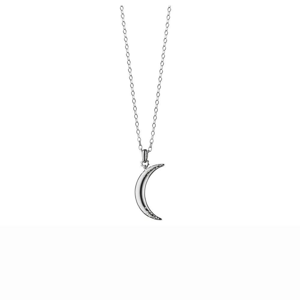 Dream Moon Necklace with Sapphires