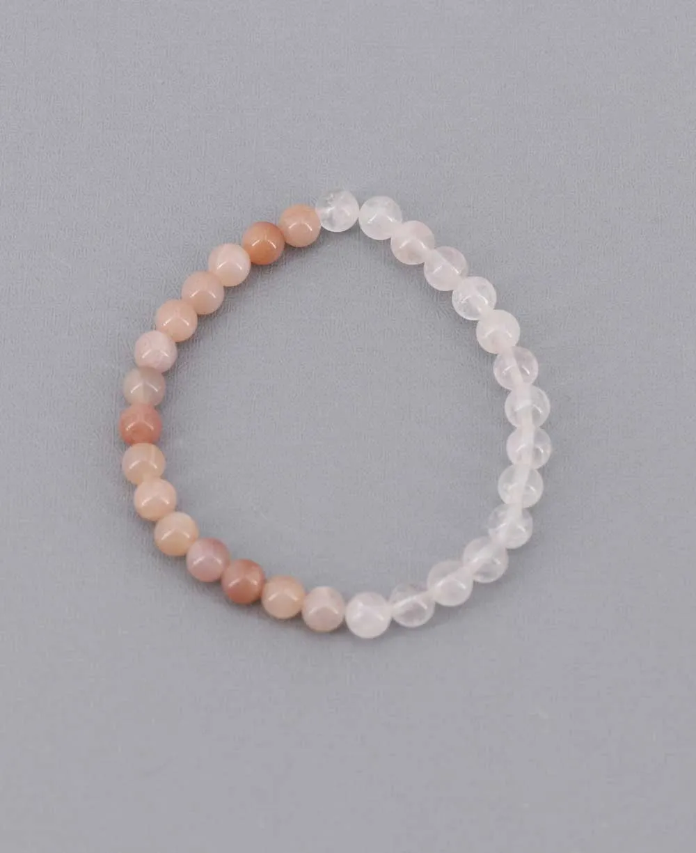 Duotone Gemstones Intention Stretch Bracelets