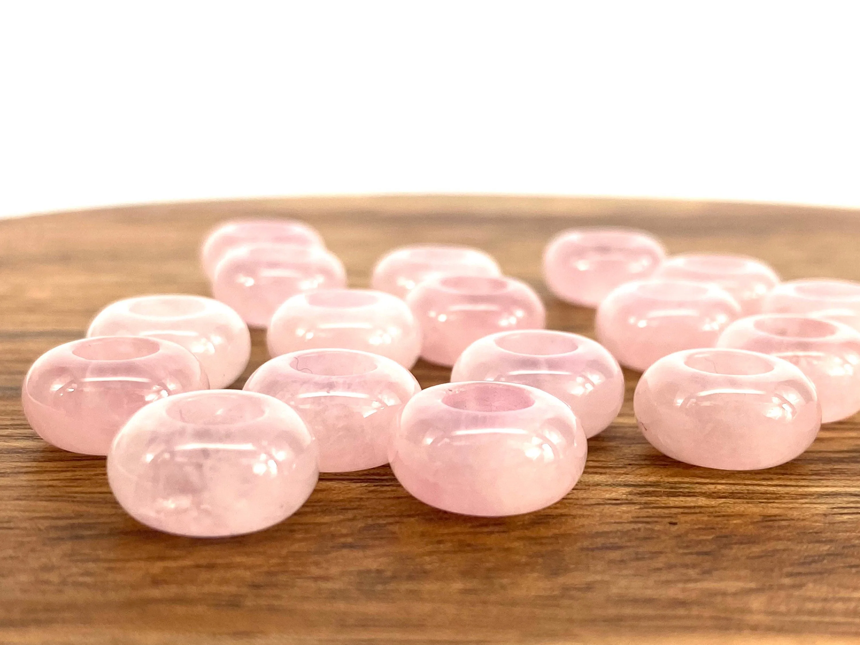 Dyed Pink Donut Jade Beads, Sku#BG82