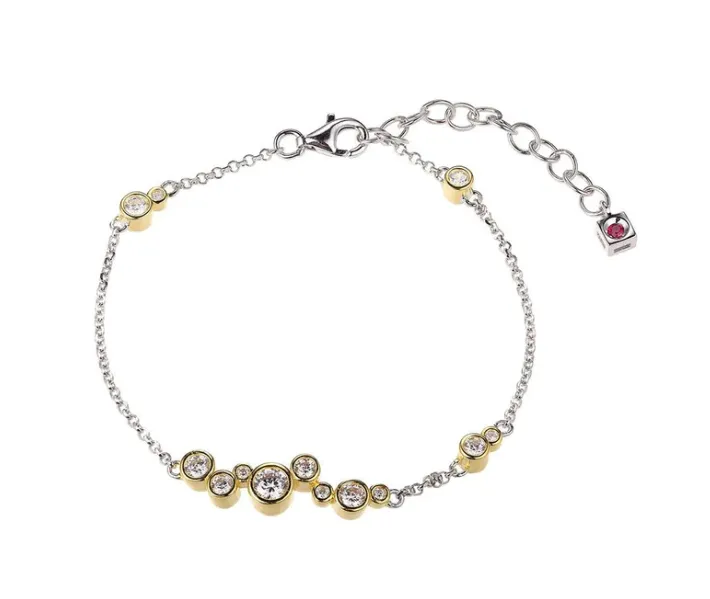 ELLE Bezel CZ Chain Bracelet (SI2651, SI2662, SI2658)