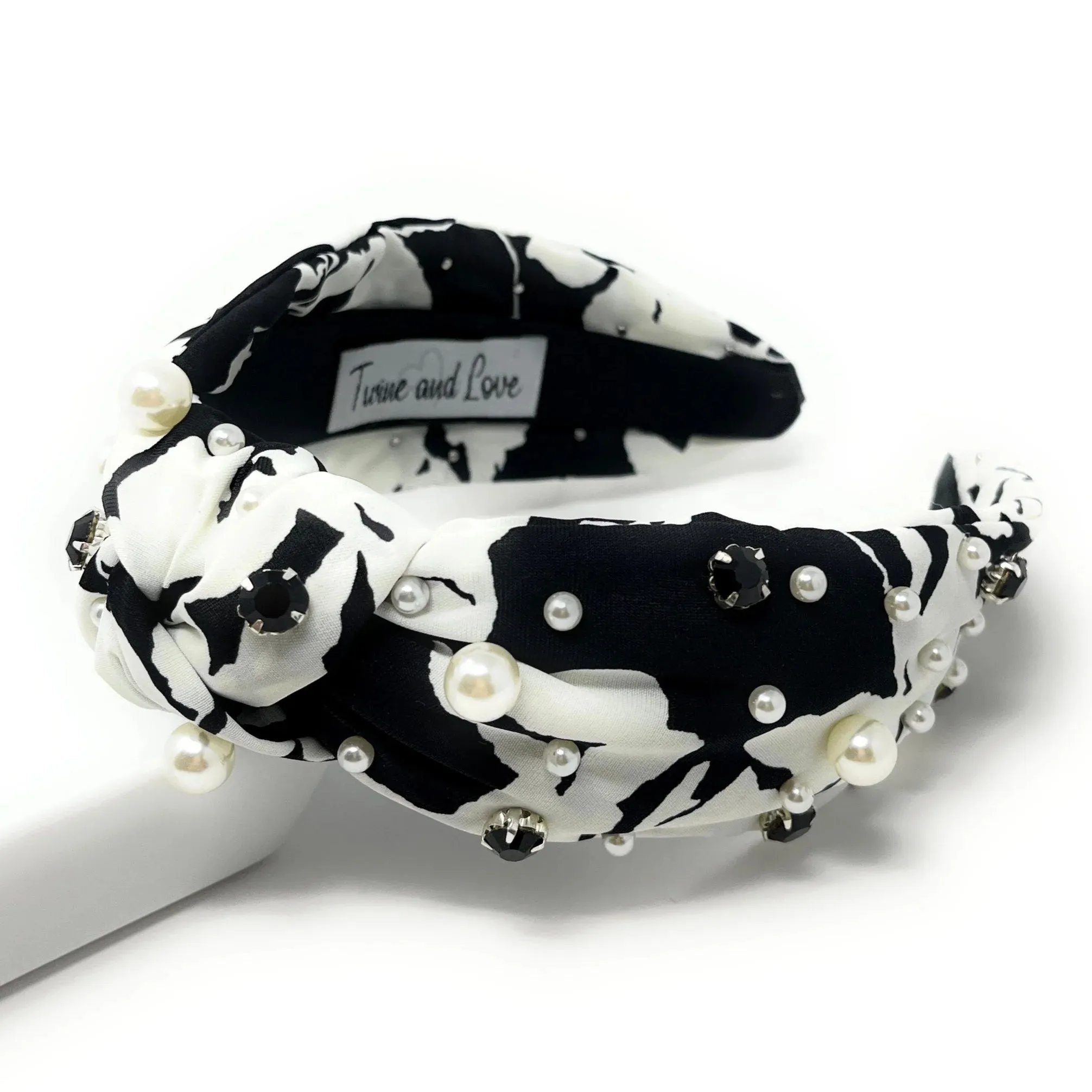 Emma Jeweled Knotted Headband