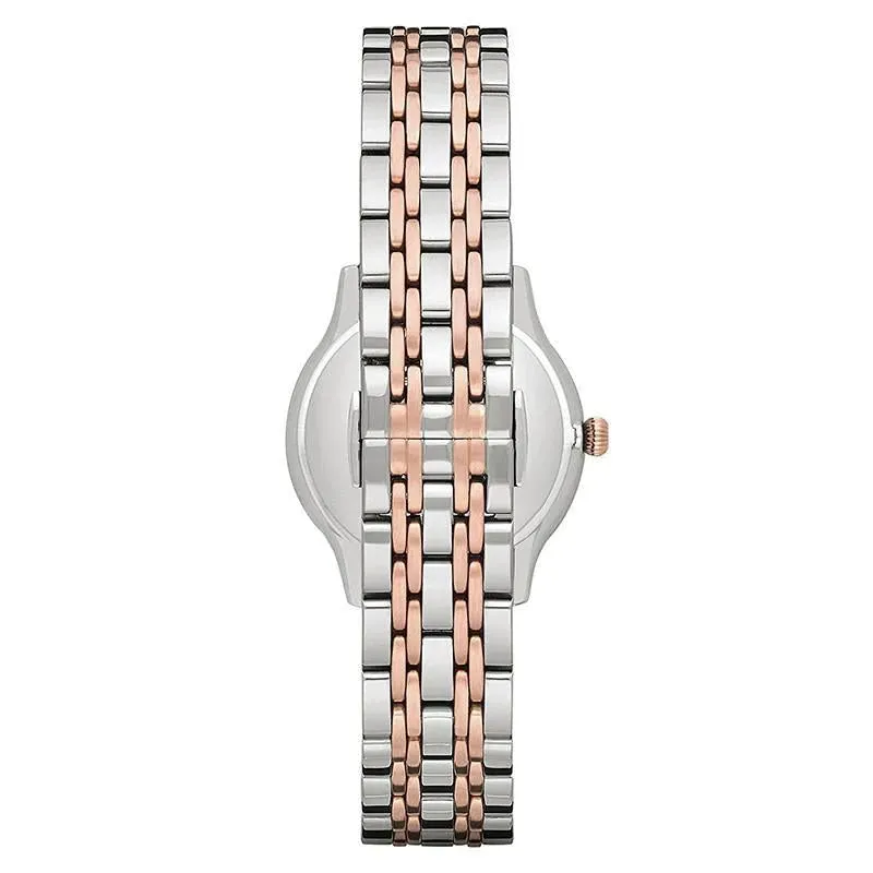 Emporio Armani Women’s Quartz Stainless Steel Mother of Pearl Dial 32mm Watch AR2508