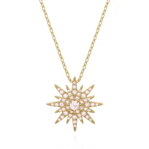 Estella Starburst Necklace | 18k Gold Plated