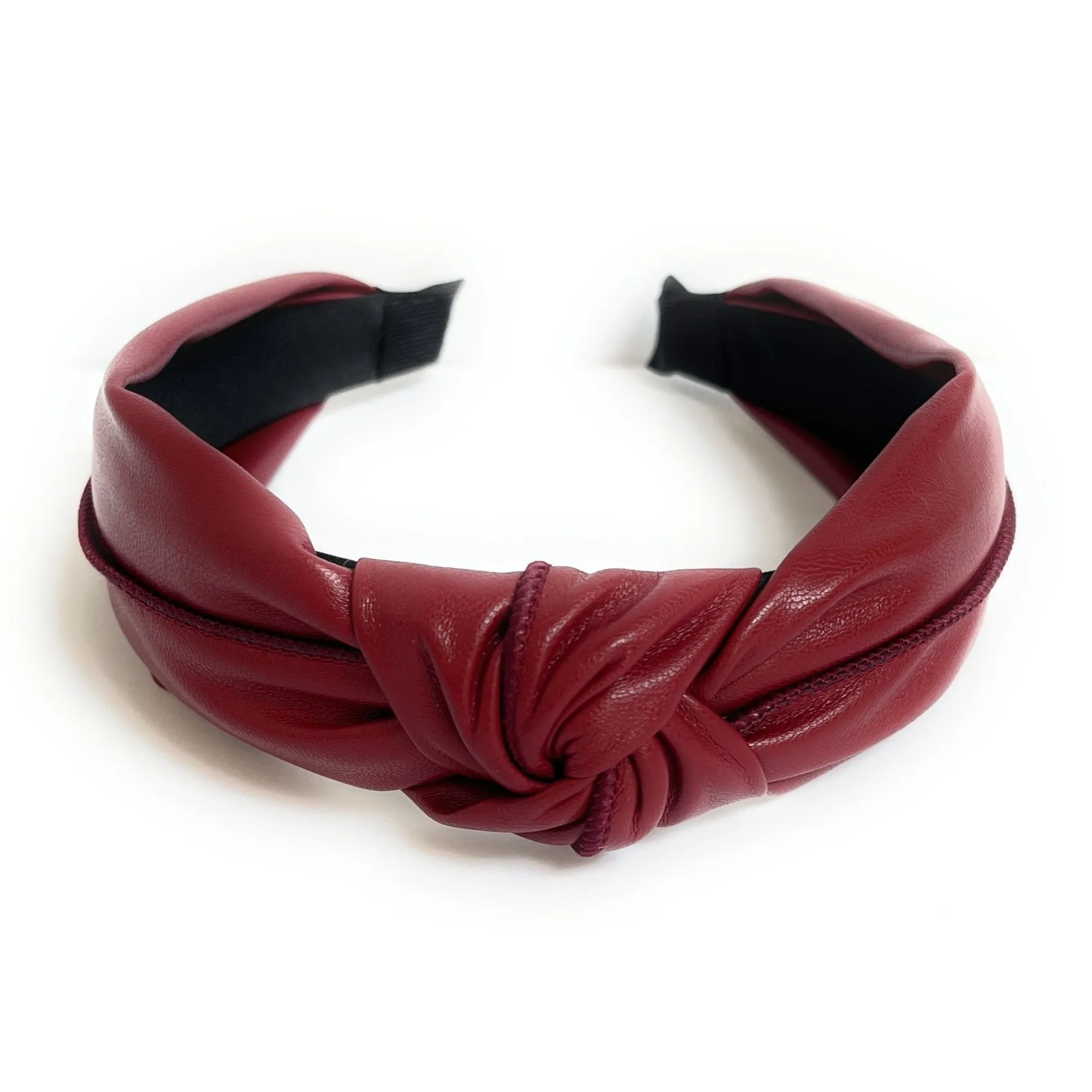 Faux Leather Knot Headband