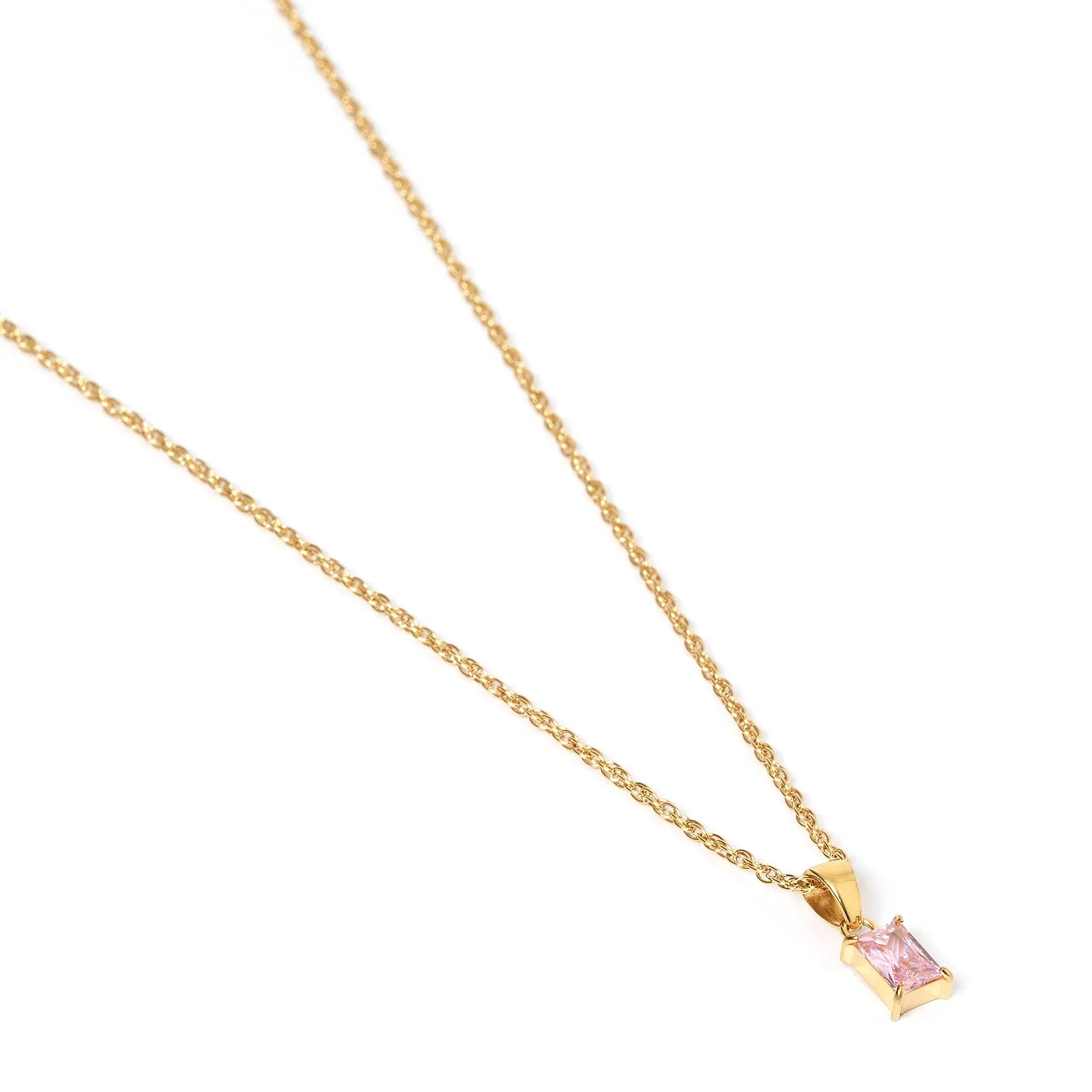 Gia Gold Necklace - Rose