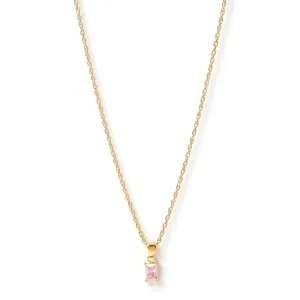 Gia Gold Necklace - Rose