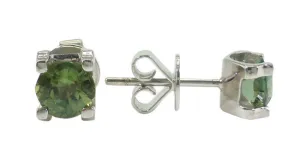 Green Sapphire Earrings