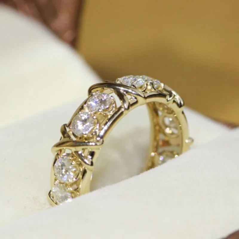 Handmade Creative Eternity Zircon Ring