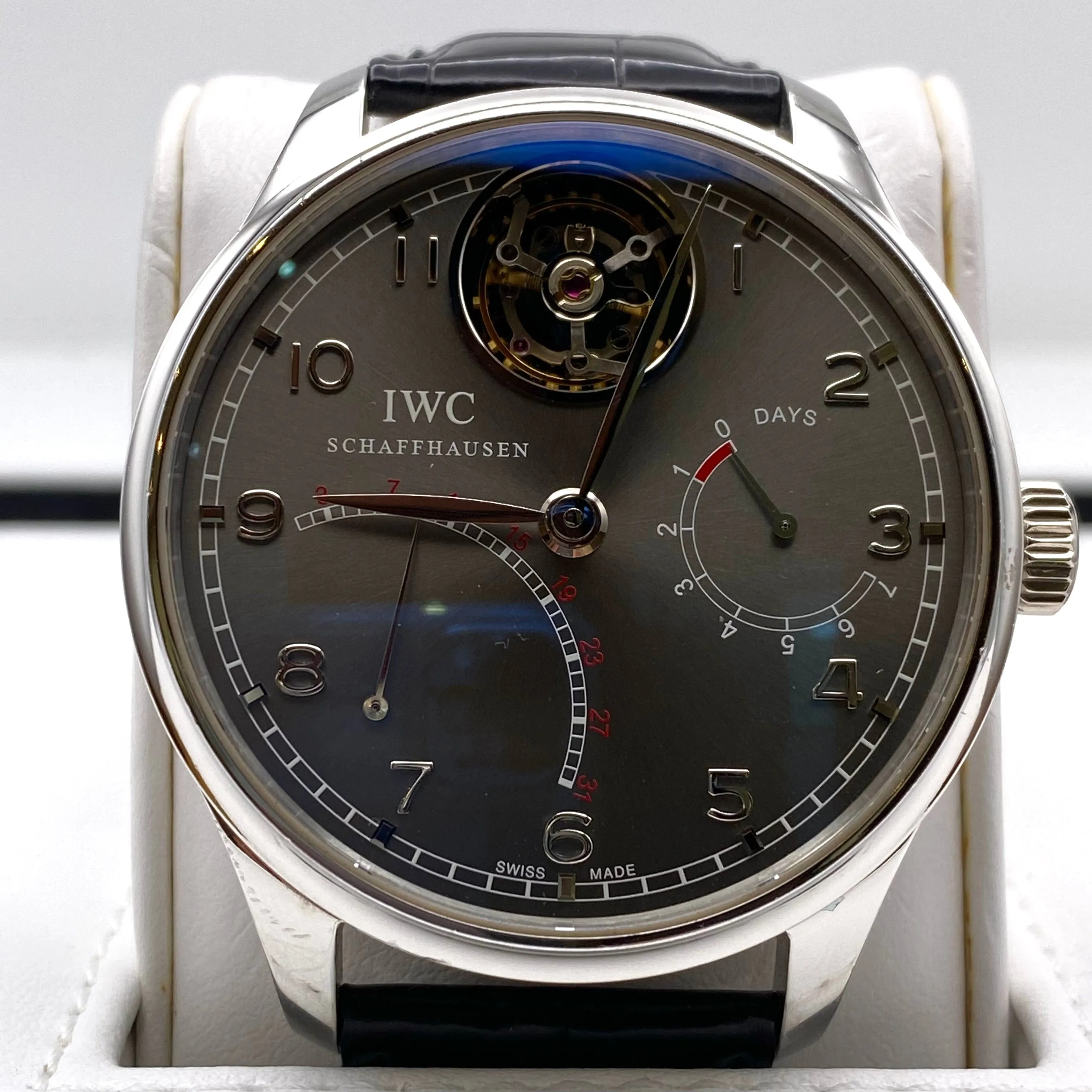 IWC Portugieser Tourbillon Platinum 'Mystère Rétrograde' 5044 Limited Edition