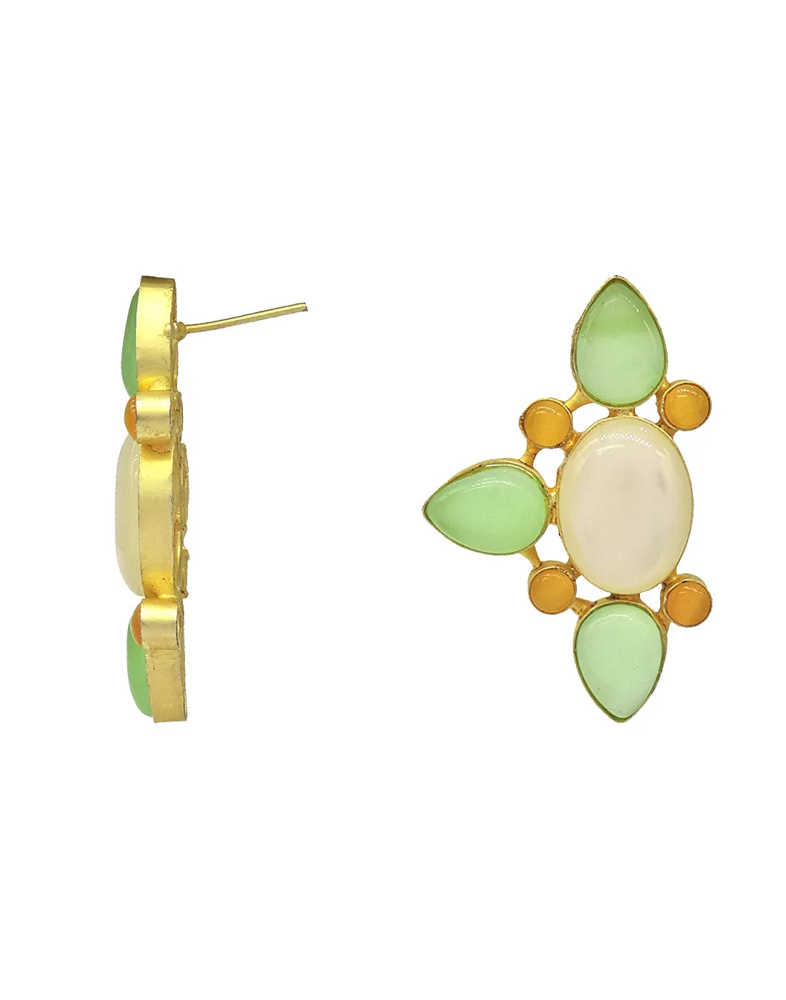 Jade Trio Earrings