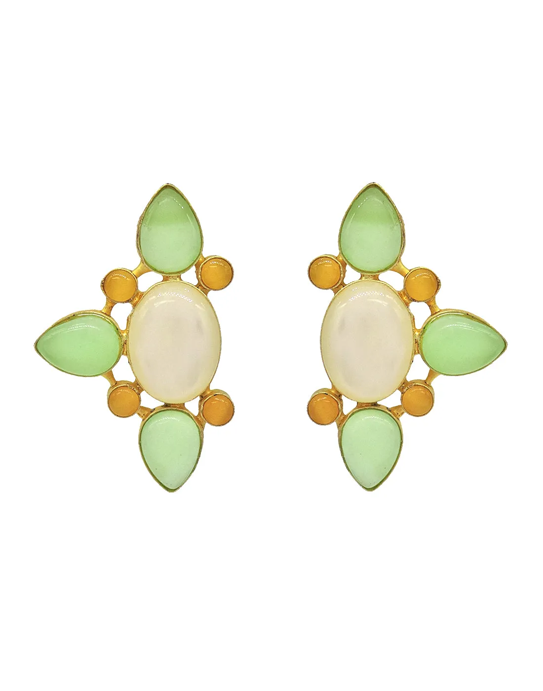 Jade Trio Earrings