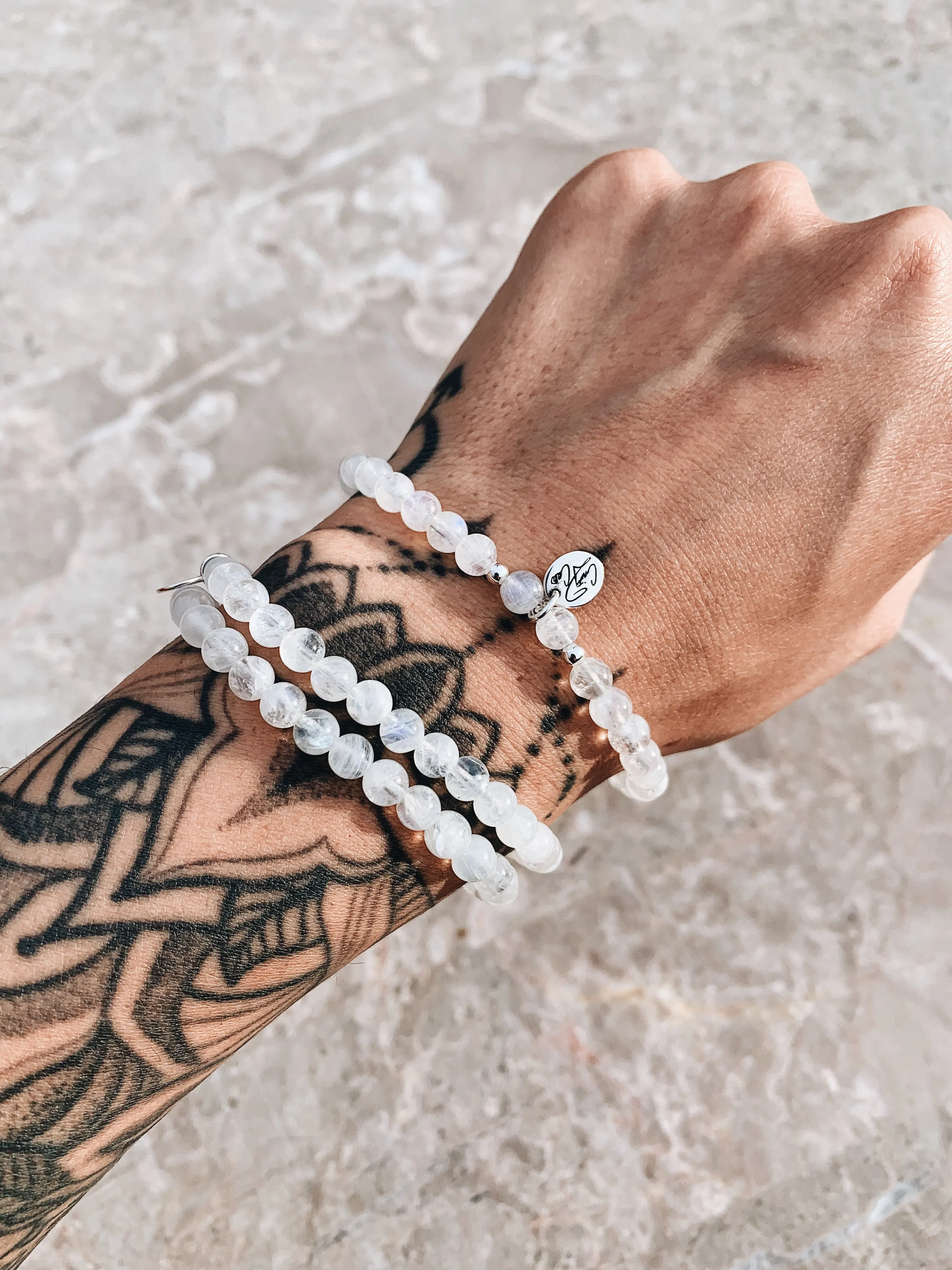 La Luna Moonstone Signature Stretch Bracelet