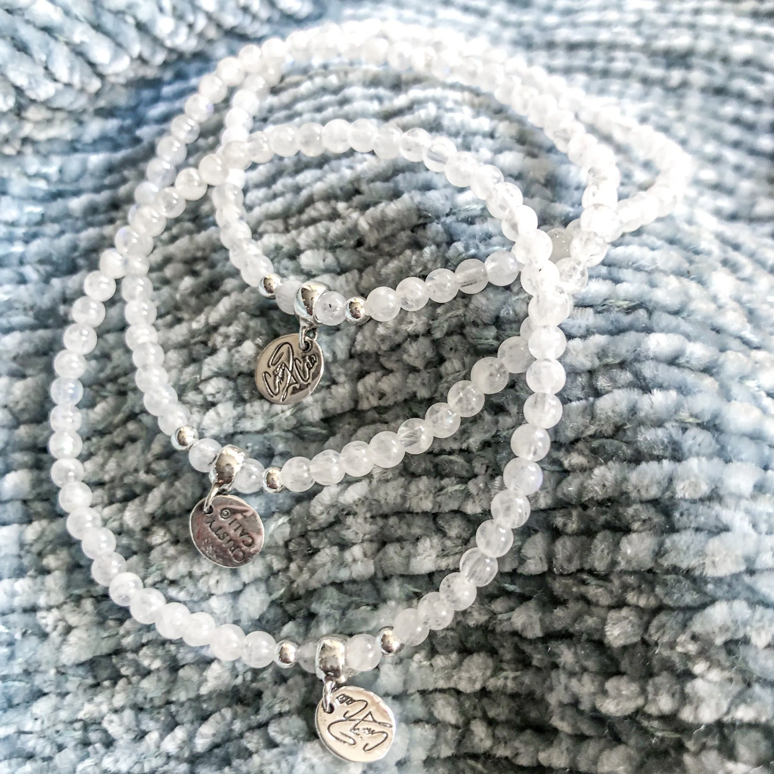 La Luna Moonstone Signature Stretch Bracelet