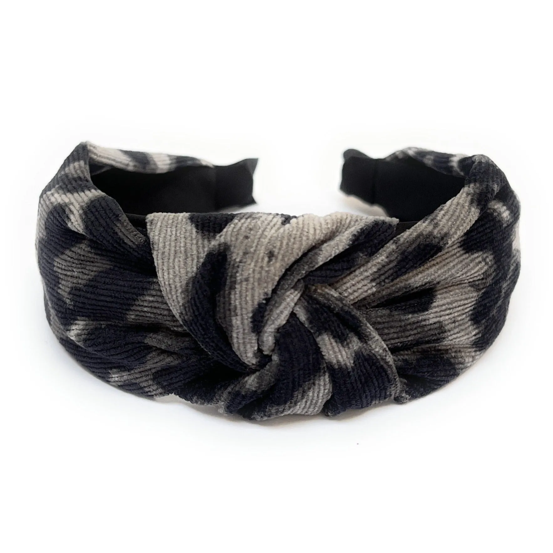 Leopard Corduroy Knot Headband