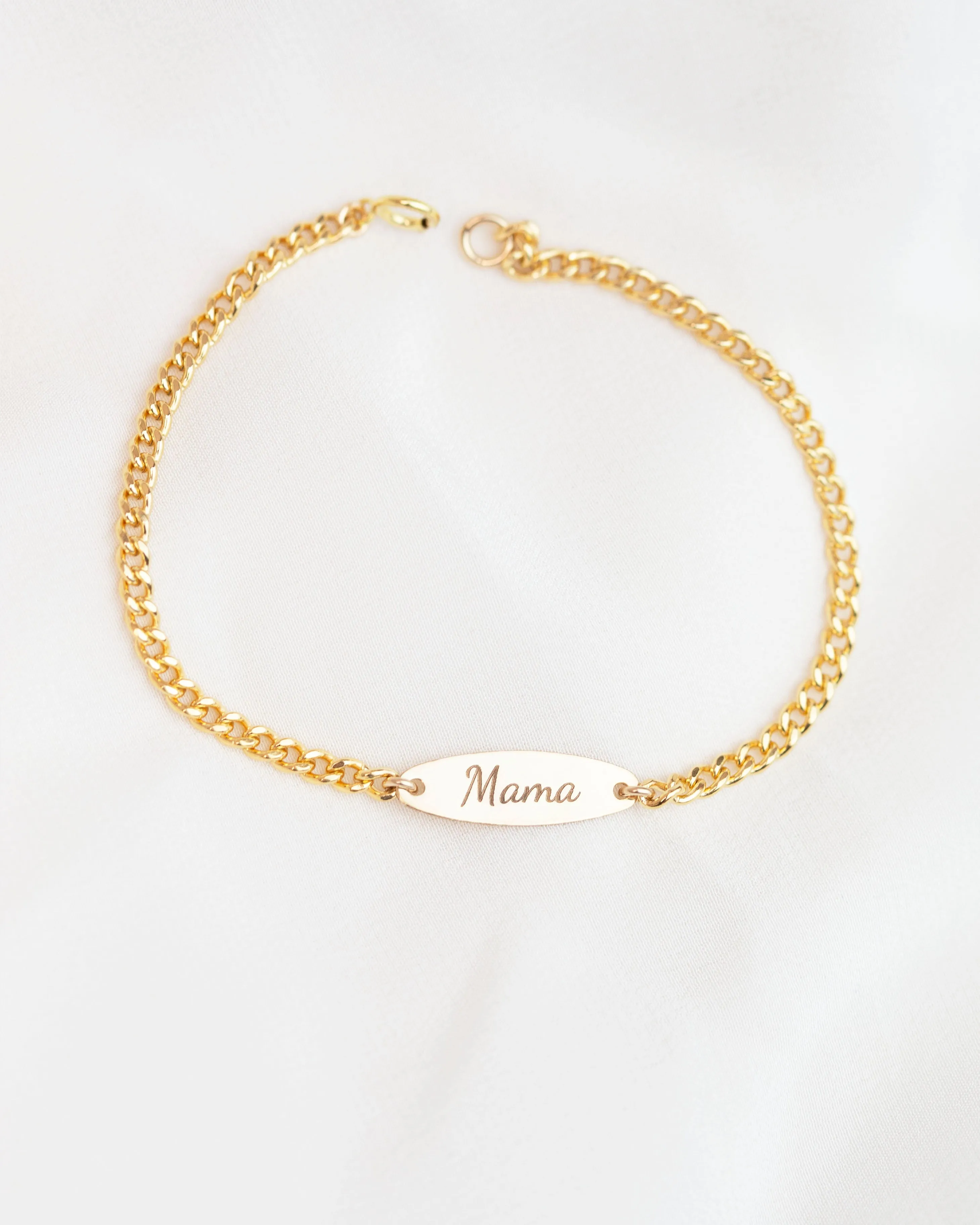 Mini Cuban ID Name Bracelet