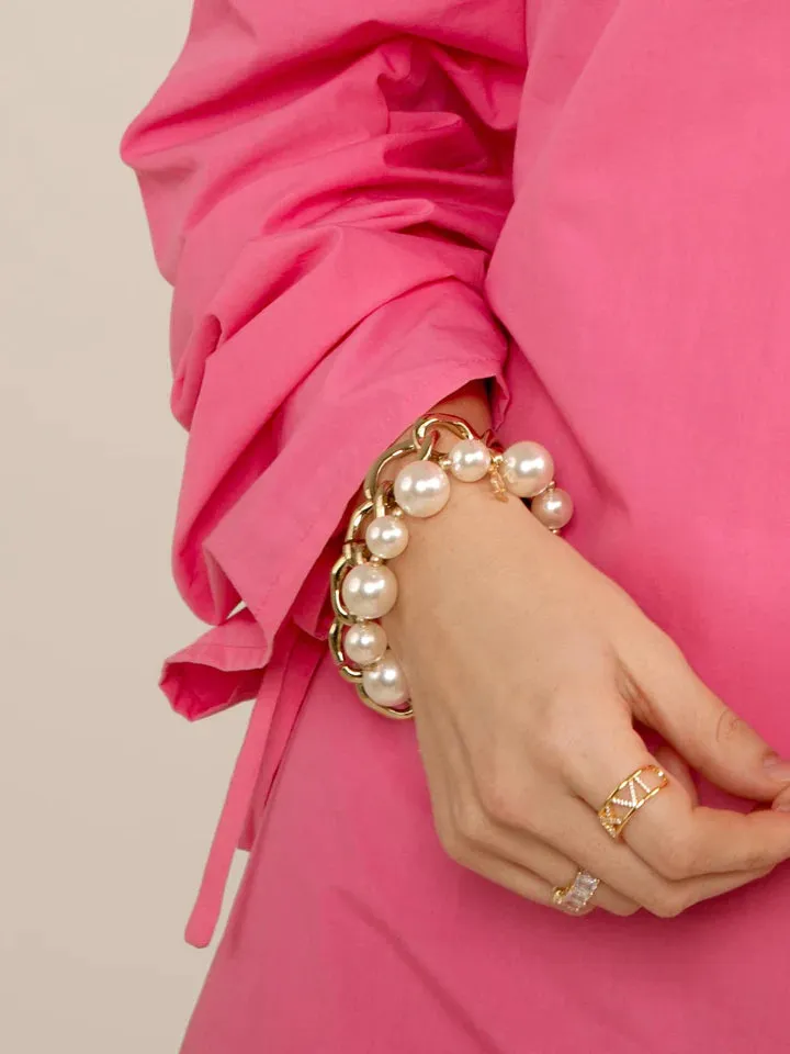 Mix Pearl Stretch Bracelet